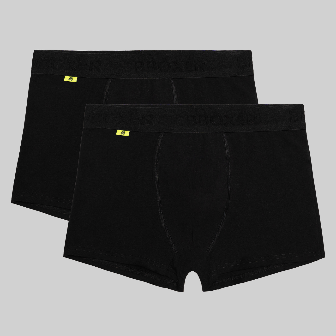 Heren 2-pack Boxershorts Zwart